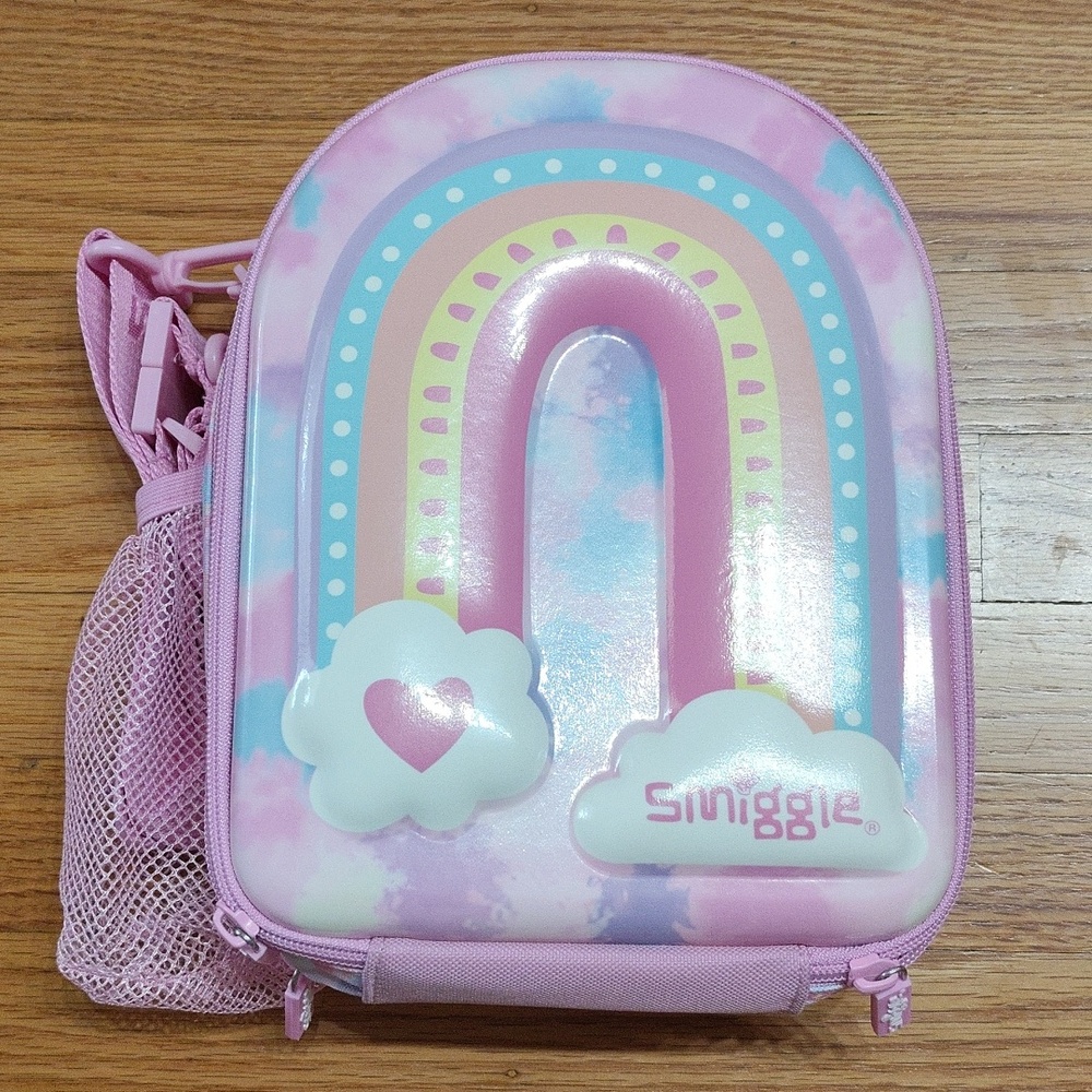 Pink Rainbow Kids Lunch Bag